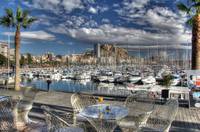 Espagne , le port d'Alicante