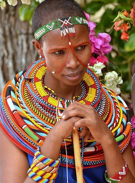 Massai bride, Kenya