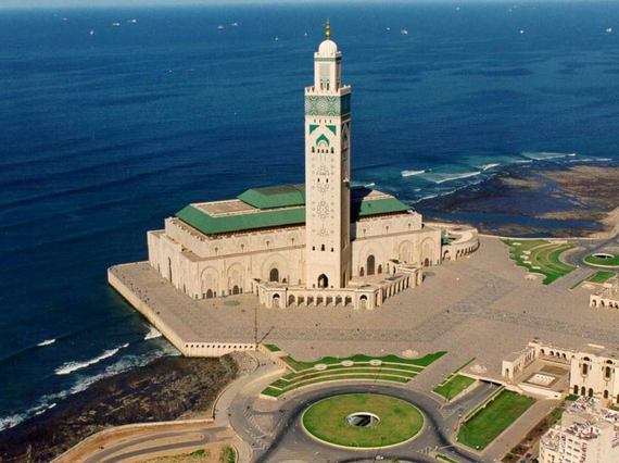 Maroc Casablanca mosquée Hassan II