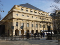 75006 , Odeon-theatre de l'europe, vu du jardin du luxembourg