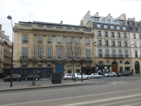 75006, au n°1 quai Voltaire, l’hôtel de Tessé (1765)
