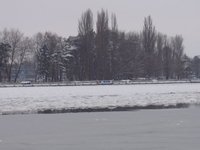 L'Allier gelé – à Vichy-