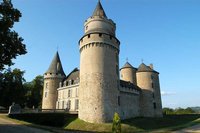 Haute-Vienne , Château de COUSSAC-BONNEVAL-