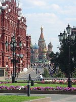 La place rouge à Moscou