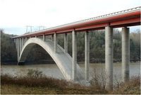 France, -Le pont Chateaubriand sur la Rance