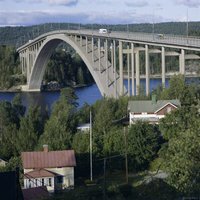 Sando Bridge Harnosand Sweden