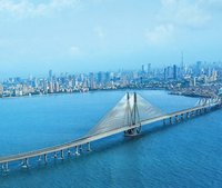 The Rajiv Gandhi Sea Link in Mumbai