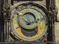 Horloge de la cathédrale Saint-André de Wells  Czech-2013-Prague-Astronomical_clock_face