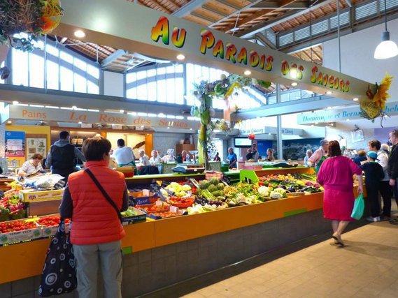 Cabourg, fruits et legumes aux Halles