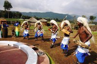 Danseurs d'intore au Rwanda
