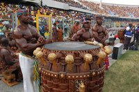 Des tambouristes à la cérémonie d'ouverture de la CAN 2008 au Ghana
