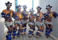 danseuses traditonelles Efik, Nigeria