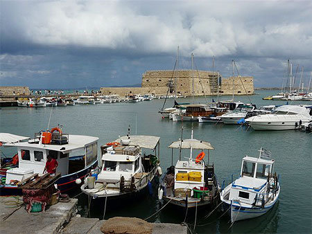 Crete port d'heraklion