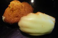 Madeleines coco, glaçage citron vert (2)
