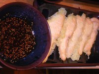 tempura de saumon