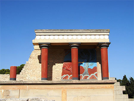 Crète palais de  Knossos