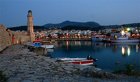 Crete Rethymnon-Le port