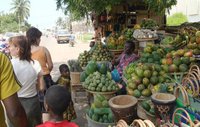 Fruits stand, Lome, Togo