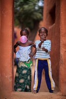 Happy children in Segou, Mali