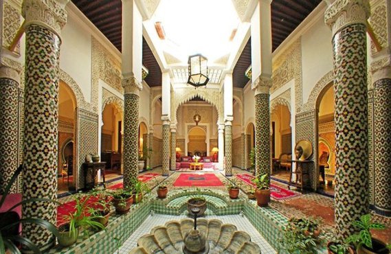 Hotel riad in Rabat, Morocco