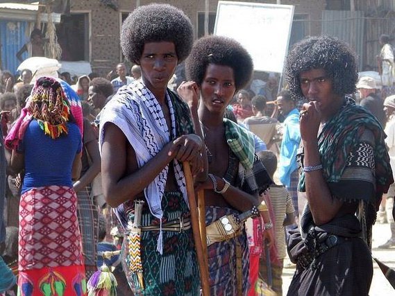 hommes afar, Djibouti