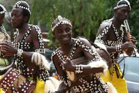Jarawa musicians dancers, Nigeria