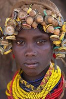 Jeune fille Dassanech, Vallée de l'Omo, Ethiopie