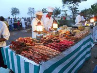 marché de Forodhani sur l'ile Zanzibar, Tanzanie