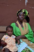 Mother and child in Gabon