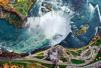 chutes du Niagara vue aerienne