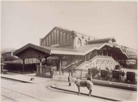 gare Saint Lazare, en 1885-