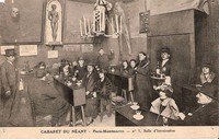 Le Néant , Cabaret  34 bd de Clichy 1909