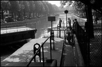 Le canal Saint-Martin, en 1957