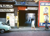 Passage Kuszner, au 17 rue de Belleville, Paris 19ème , demoli circa 1970
