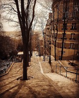 75018 Escaliers de la Butte Montmartre-