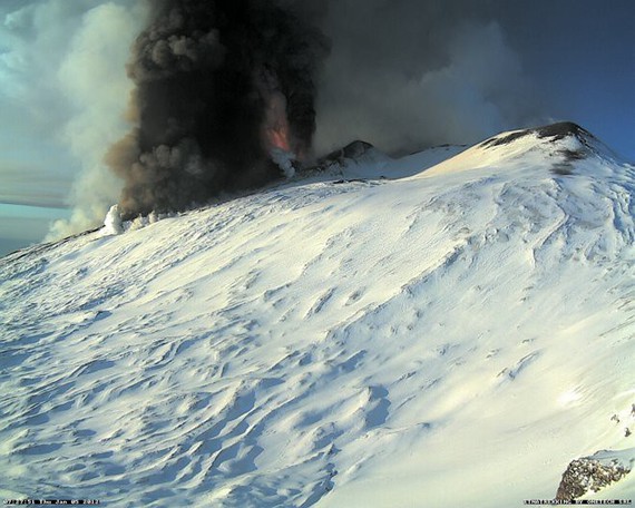 eruption Etna italy