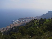 Monaco seen from Mt Agel
