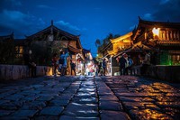 Streets of Shue He, Lijiang, People's Republic of China-