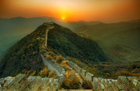 Trey Ratcliff - China 2011 - A Great Wall at Sunset