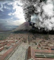 Pompéï, eruption du Vésuve