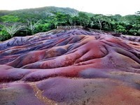 Chamarel colored earths, Mauritius