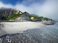 côte de Itouroup, îles Kouriles, Russie