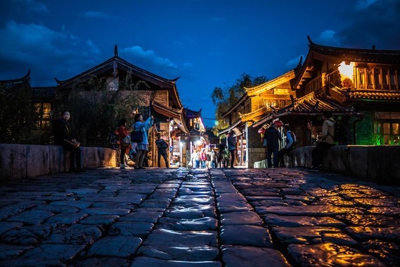 Streets of Shue He, Lijiang, People's Republic of China-