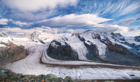 The Sweeping Glacier, Alps, Switzerland