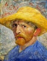 Van Gogh - Autoportrait au chapeau de paille - 3