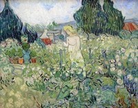 Van Gogh - Mademoiselle Gachet dans le jardin