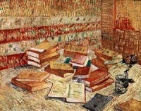 Van Gogh - Livres et rose