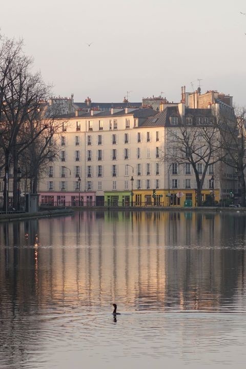 Paris, canal saint-martin