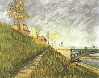 Van Gogh - Berges de la Seine près du Pont de Clichy