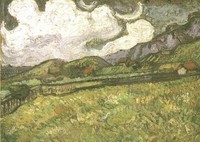 Van Gogh - Champ de blé derrière l'Hôpital Saint-Paul